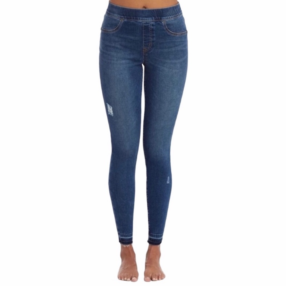 SPANX Women's Skinny Jeans - Dark Blue